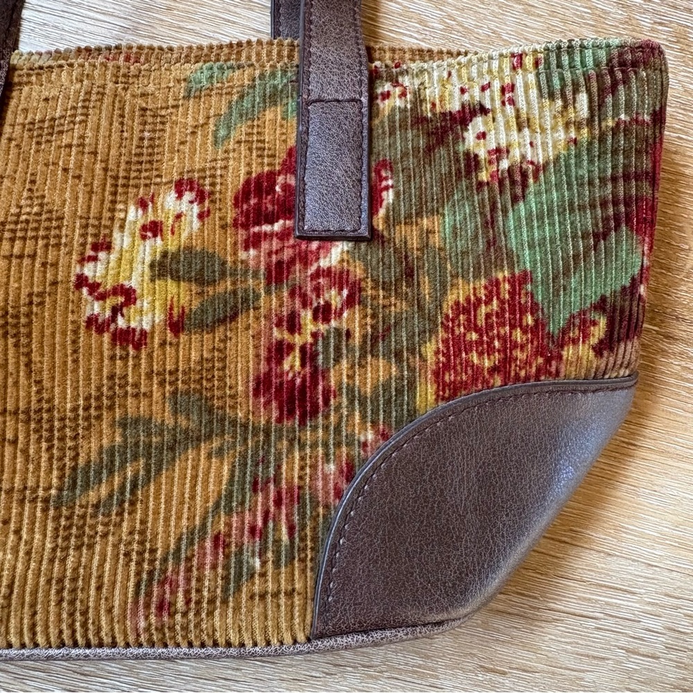 Vintage Liz Claiborne Floral Tapestry Bag - Picture 2 of 5